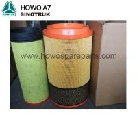 Perhimpunan Penapis Udara WG9725190103 & WG9725190102 Untuk Bahagian Enjin HOWO A7